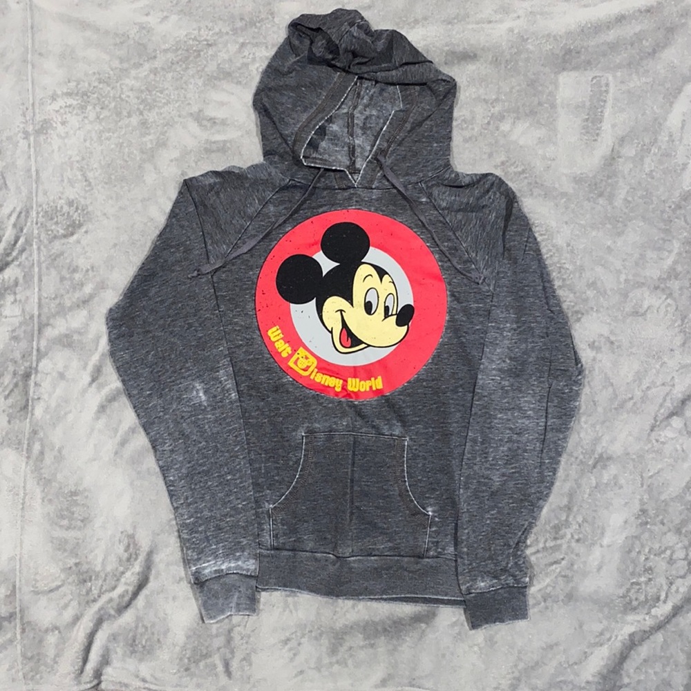 Classic Mickey Drawstring Hoodie SZ M